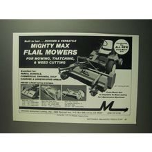 1984 Vrisimo Mighty Max Flail Mowers Ad