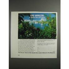 1984 The Abacos Bahamas Tourism Ad - Bit of Eden