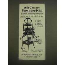 1985 The Bartley Collection English Muffin Stand Ad