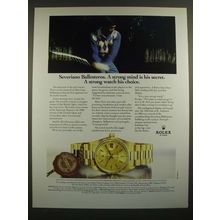 1988 Rolex Day-Date Chronometer Ad - Severiano Ballesteros