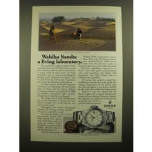 1988 Rolex Exlporer II Chronometer Ad - Wahiba Sands