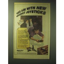 1989 QuickShot Joysticks Ad - QS-128, QS-127, QS-123, QS-129, QS-130 and QS-131