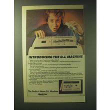 1989 QuickShot Studio 4 Home D.J. Machine Ad - Introducing the D.J. Machine