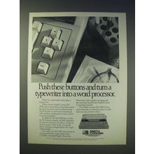 1989 Smith Corona XD 7600 Typewriter Ad - Push these buttons