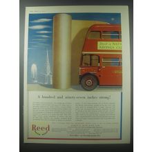1954 Reed Paper Group Ad - A hundred and ninety-seven inches strong