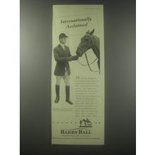 1954 Harry Hall Riding Clothes Advertisement - Peter Robeson