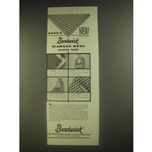 1958 Bostwick Diamond Mesh Metal Lath Advertisement