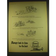 1963 Esso Extra Petrol Ad - Shoot ahead on surefire Esso!