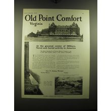 1919 Hotel Chamberlin Ad - Old Point Comfort Virginia