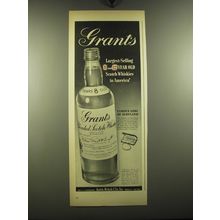 1949 Grant's Blended Scotch Whisky Ad - Grant's largest-selling 8 and 12 year