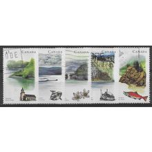 CAN 1993 (SET) 'RIVERS' (3RD SERIES) (5v) FINE USED (EBID71-224)