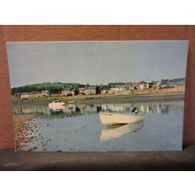 RAVENGLASS from Estuary, CUMBRIA, LAKE DISTRICT unused postcard by Sanderson =