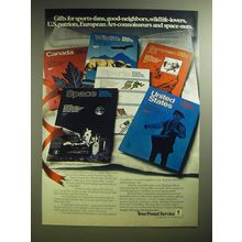 1974 U.S. Postal Service Ad - Gifts for sports-fans, good-neighbors