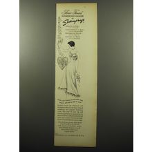 1950 Seamprufe Flower Fancies Lingerie Advertisement
