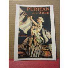 PURITAN SOAP unused postcard Mumbles Railway cards MRP/47 /