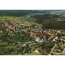 Krofdorf Gleiberg Hotel Restaurant Germany Stunning Aerial Postcard