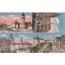 Coeln Hauptbalmhof Heumarkt Altermarkt Dom 4x German Old Postcard s