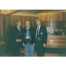 Paul Gascoigne In Pub With Claudio Sclosa Lazio Football Club 1992 Postcard
