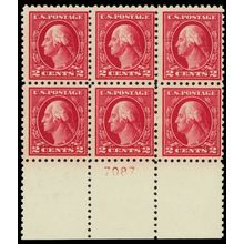 463, Mint NH 2¢ Plate Block of Six Stamps * Stuart Katz