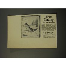 1954 L.L. Bean Advertisement - Free Catalog just off the press