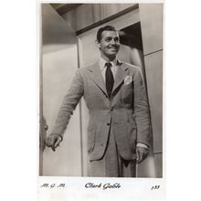 Clark Gable of Gone With The Wind Antique 155 MGM Photo Postcard