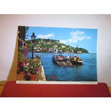 LOWER FERRY, DARTMOUTH, DEVON unused postcard John Hinde c.1984 =