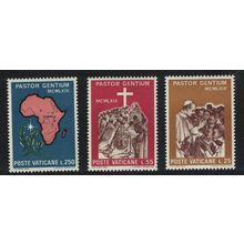 Vatican Pope Paul's Visit to Uganda 3v 1969 MNH SG#525-527 Sc#473-475