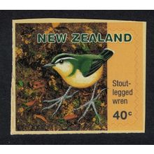 New Zealand Stout-legged Wren Bird Self-adhesive 1996 MNH SG#2035