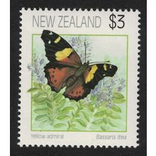 New Zealand Butterfly 'Vanessa itea' $3 1991 MNH SG#1642