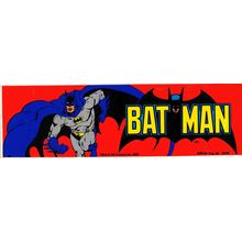 BATMAN ' RED ' BUMPER STICKER (1982)