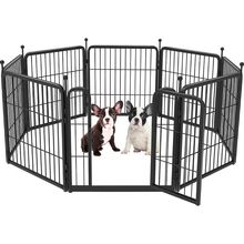 FXW Rollick Dog Playpen for Yard, RV Camping, 24 Inch 8 Panels for Puppy and Sma