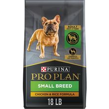 Purina Pro Plan Small Breed Dry Dog Food Chicken and Rice Formula with Guarantee