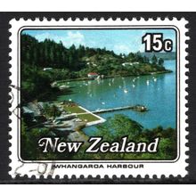 NEW ZEALAND 1979: SMALL HARBOURS - 15c WHANGAROA USED (G2)