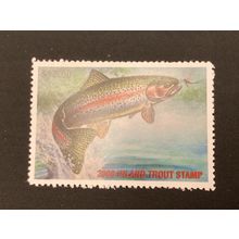 ICOLLECTZONE US Wisconsin 2008 Salmon and Trout Stamp VF NH