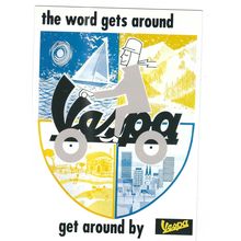 OPIE PUBLISHED MOTOR SCOOTER VESPA UK FREE POST