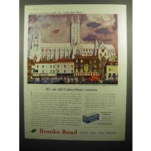 1959 Brooke Bond Tea Ad - An Old Canterbury Custom