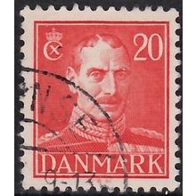 Denmark, 1942 20ore King Christian X, SG 329 (Scott #282), used