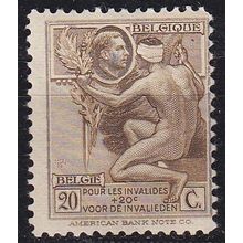 BELGIEN BELGIUM [1922] MiNr 0169 ( */mh )