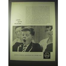 1959 ICI Imperial Chemical Industries Ad - Relaxing
