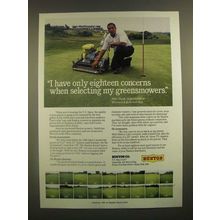 1988 Bunton Greensmowers Ad - Only Eighteen Concerns