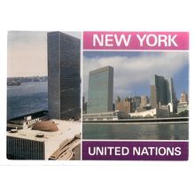 UNITED NATIONS, , NEW YORK, USA unused vintage postcard =