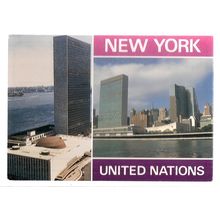 UNITED NATIONS, , NEW YORK, USA unused vintage postcard