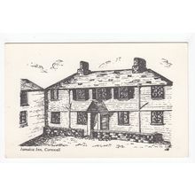 The Jamaica Inn Sketch Art Postcard Cornwall