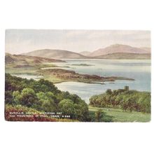 DUNOLLIE CASTLE, OBAN by Brian Gerald unused vintage postcard by Valentine =