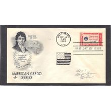 FDC Art Craft 1142 3c Francis Scott Key (Cachet-Penciled/A) CV42269