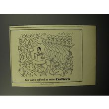 1951 Collier's Magazine Ad - cartoon by Virgil Partch