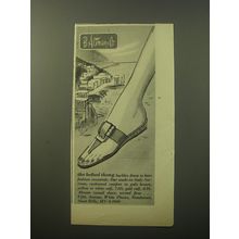 1960 B. Altman & Co. Sorrento Sandals Advertisement - The belted thong
