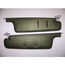 1970 CHRYSLER 300 GREEN SUNVISORS OEM PAIR