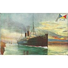 P&O SS ARABIA Tuck Oilette Postcard (9112)