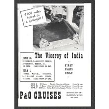 P & O CRUISES ship HOLIDAY :- pre-war Original Vintage 1939 Advert